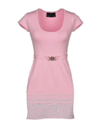 Shop Philipp Plein Short Dress In Pink