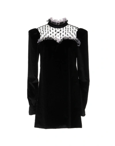 Shop Daniele Carlotta Short Dresses In Black