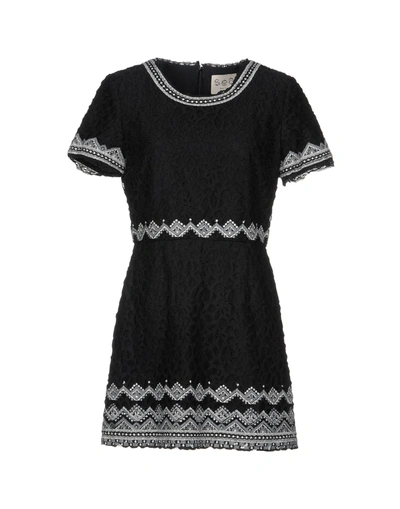 Shop Sea Short Dresses In Black