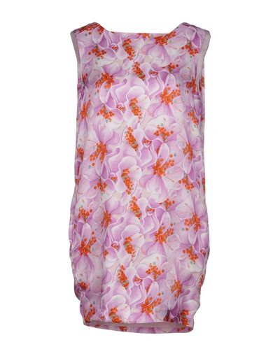 Shop Alessandro Dell'acqua Short Dress In Lilac