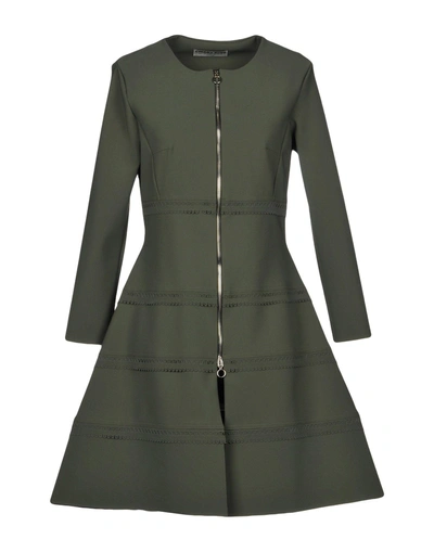 Shop Chiara Boni La Petite Robe Short Dress In Military Green