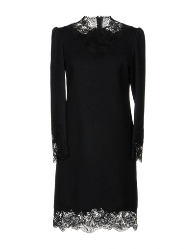 Shop Ermanno Scervino Short Dresses In Black