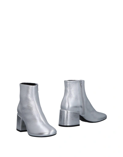 Shop Mm6 Maison Margiela Ankle Boot In Light Grey