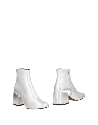 Shop Mm6 Maison Margiela Ankle Boot In Light Grey