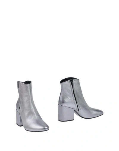 Shop Marc Ellis Ankle Boots In Silver