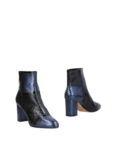 Shop Jean-michel Cazabat Ankle Boot In Dark Blue