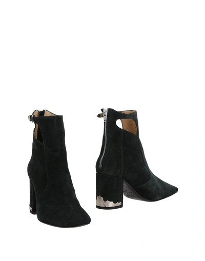 Shop Toga Ankle Boots In Dark Green