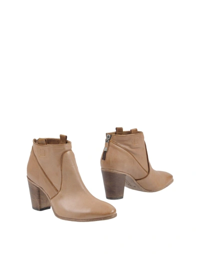 Shop Alberto Fermani Ankle Boot In Sand