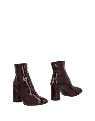 Shop Ottod'ame Ankle Boot In Maroon