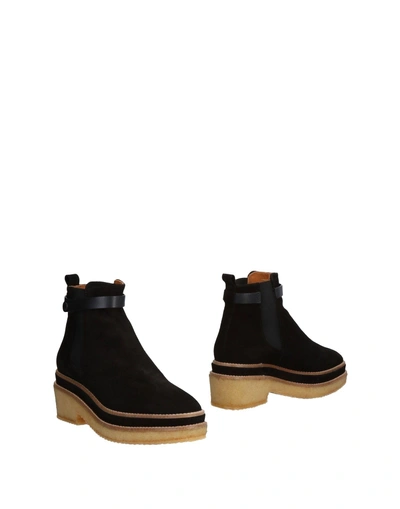 Shop Castaã±er Ankle Boots In Black