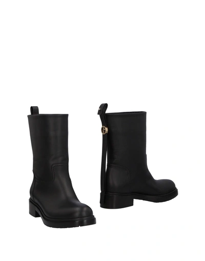 Shop Giorgio Armani Ankle Boots In Black