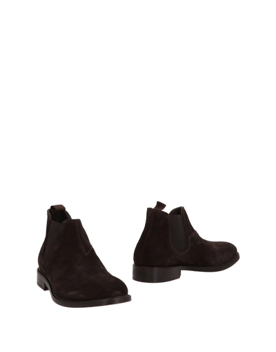 Shop Brian Dales Boots In Dark Brown