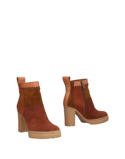 Shop See By Chloé Ankle Boot In Brown