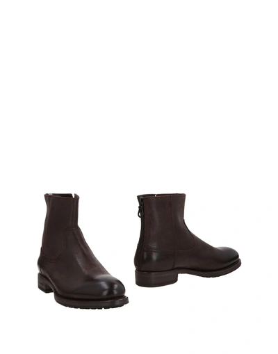Shop Project Twlv Boots In Dark Brown