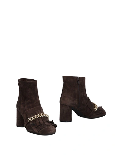 Shop Ottod'ame Ankle Boot In Dark Brown