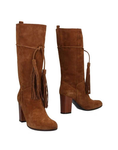 Shop Via Roma 15 Boots In Camel
