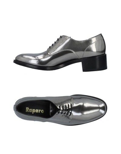 Shop Raparo Laced Shoes In Grey