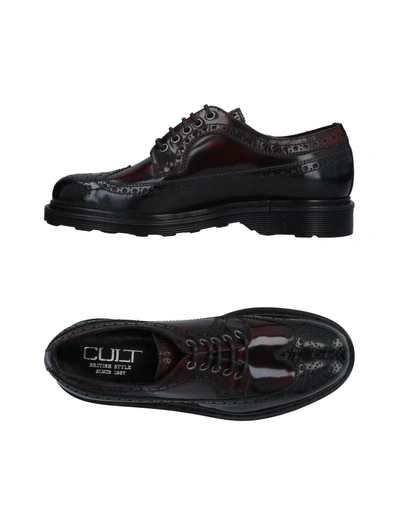 Shop Cult Lace-up Shoes In Black