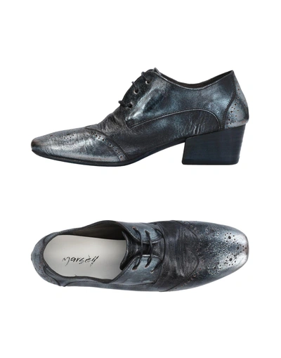 Shop Marsèll Laced Shoes In Dark Blue