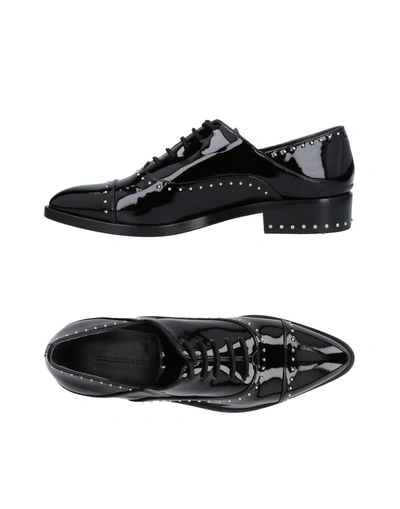 Shop Sigerson Morrison Laced Shoes In Black