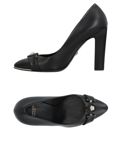 Shop Versace Pump In Black