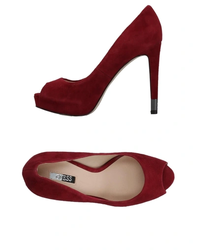 Shop Guess Pumps In Garnet