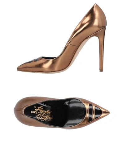 Shop Alejandro Ingelmo Pumps In Copper