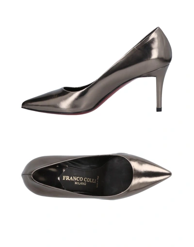 Shop Franco Colli Pump In Lead