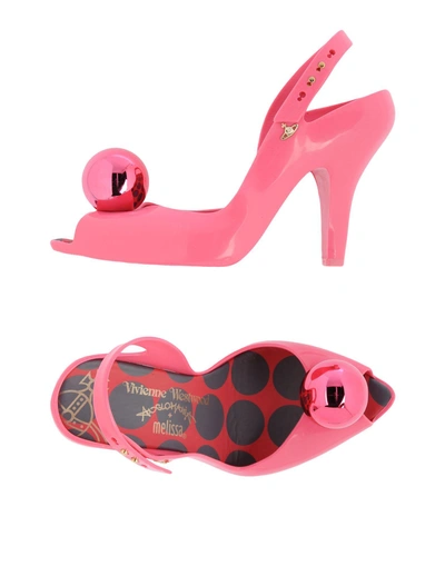 Shop Vivienne Westwood Anglomania Pumps In Fuchsia