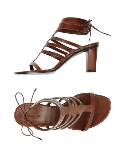 Shop Carritz Sandals In Brown