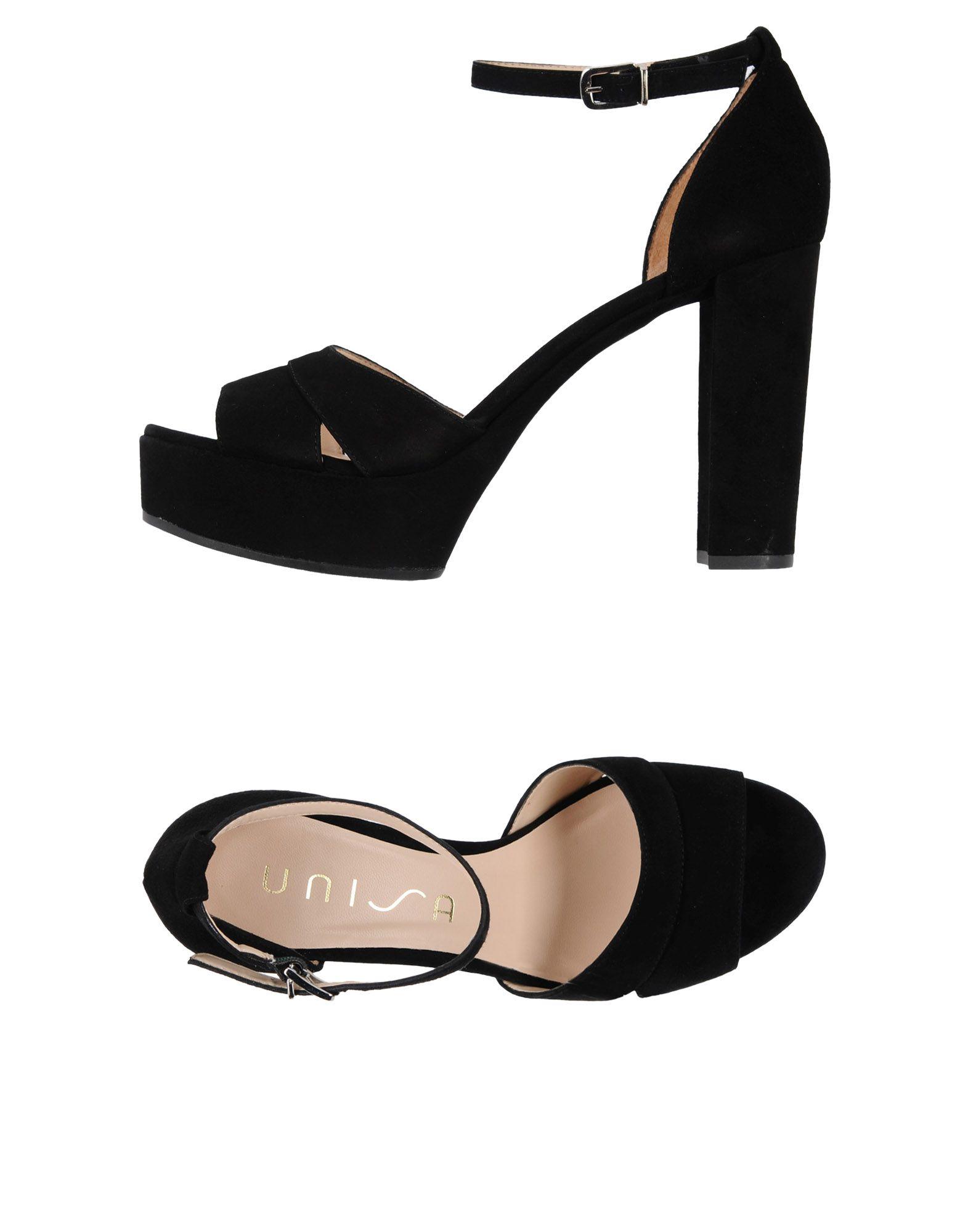 unisa black sandals