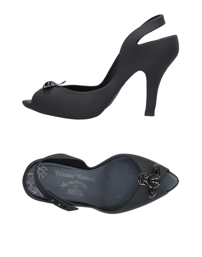 Shop Vivienne Westwood Anglomania Sandals In Black