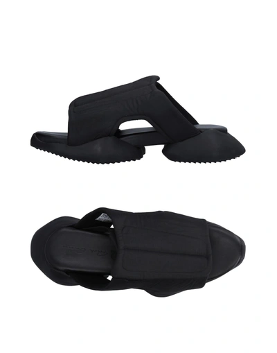 Shop Adidas Originals Sandals In Black