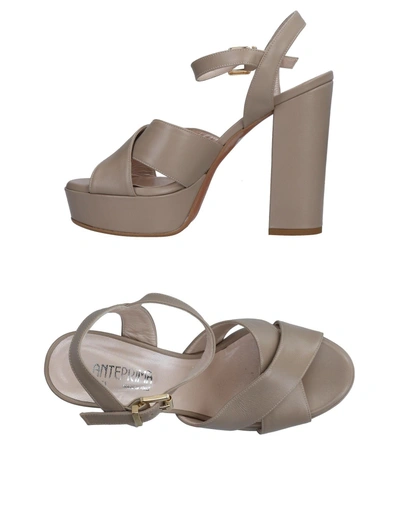 Shop Anteprima Sandals In Beige