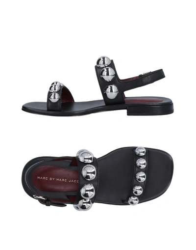 Shop Marc By Marc Jacobs Sandals In Black