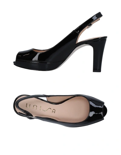 Shop Unisa Woman Sandals Black Size 7 Soft Leather