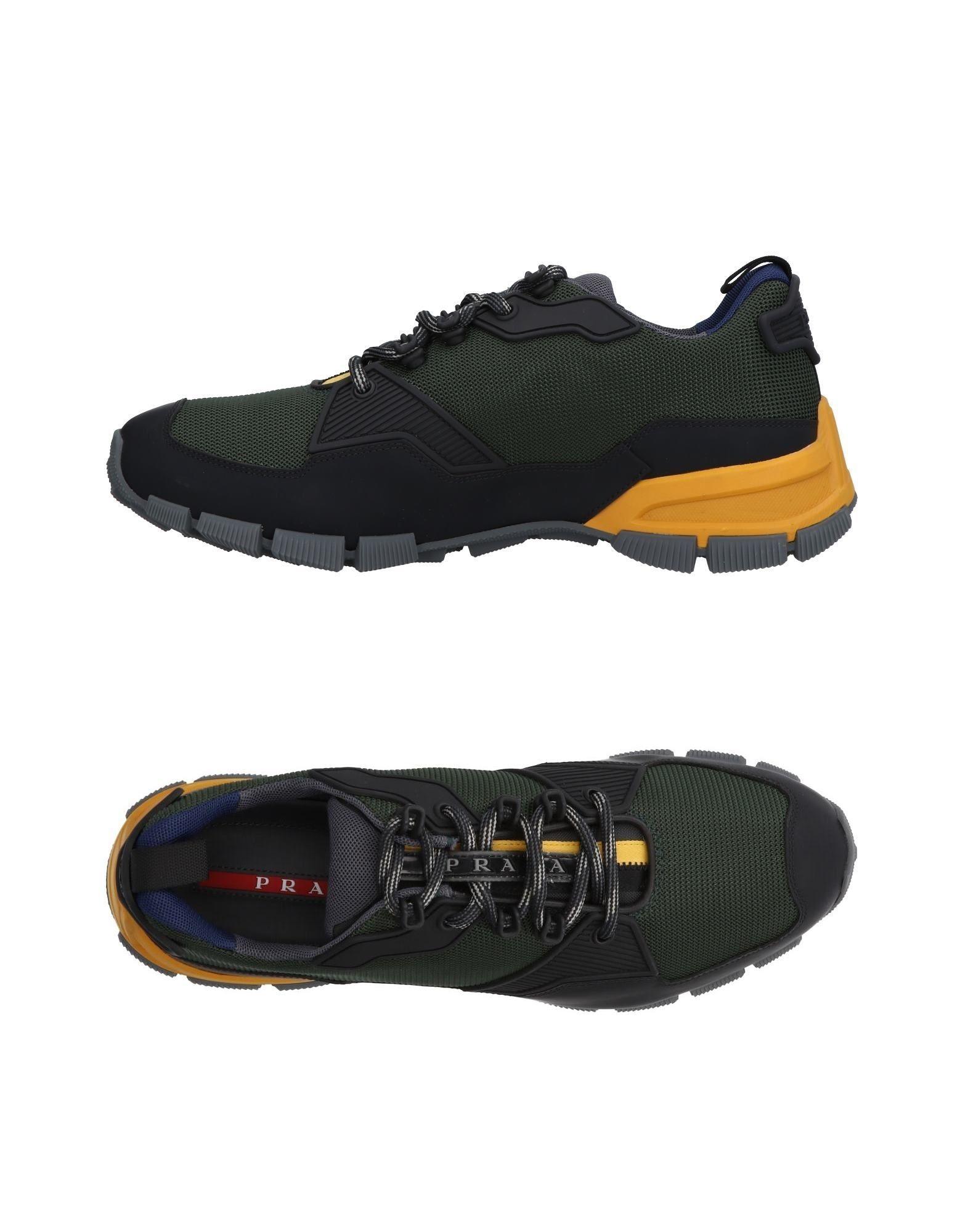 prada sneakers green