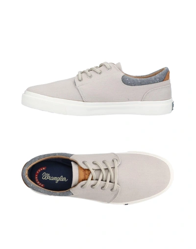 Shop Wrangler Sneakers In Light Grey