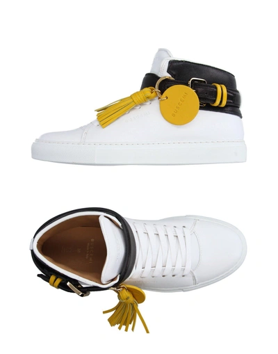 Shop Buscemi Sneakers In White