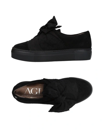 Shop Agl Attilio Giusti Leombruni Sneakers In Black