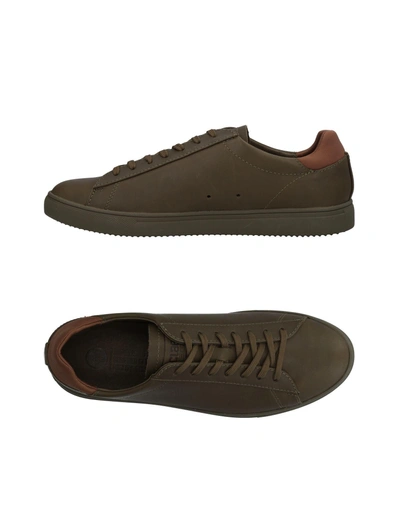 Shop Clae Trainers In Military Green
