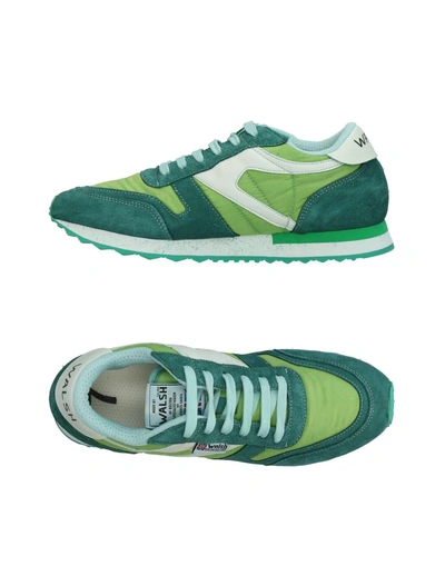 Shop Walsh Sneakers In Emerald Green