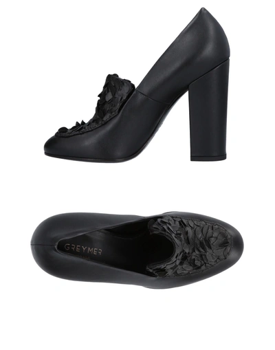 Shop Greymer Loafers In Black