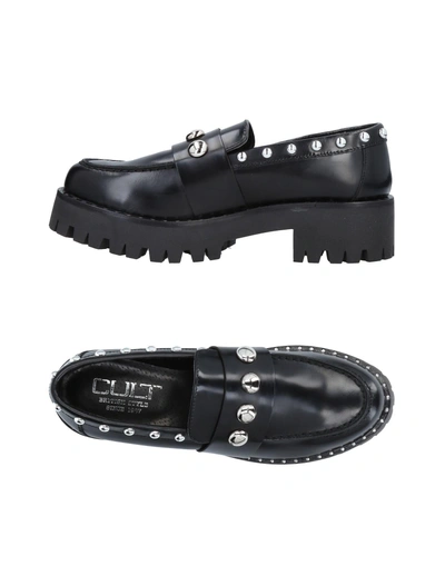Shop Cult Woman Loafers Black Size 7 Leather