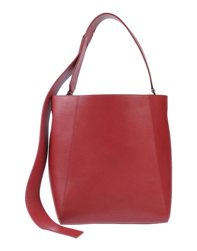 Shop Calvin Klein 205w39nyc Handbag In Brick Red