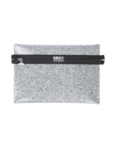 Shop Mm6 Maison Margiela Handbag In Silver