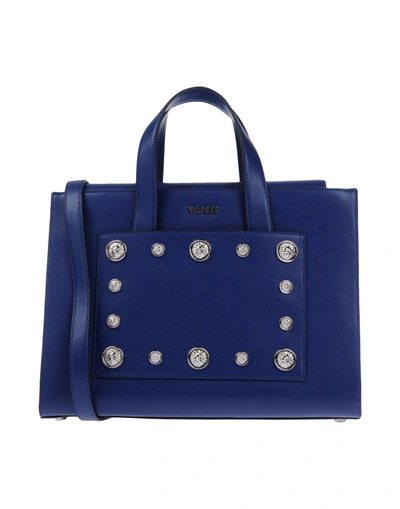 Shop Versus Handbag In Dark Blue