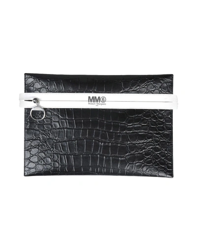 Shop Mm6 Maison Margiela Handbag In Black
