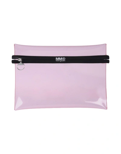 Shop Mm6 Maison Margiela Handbag In Pastel Pink