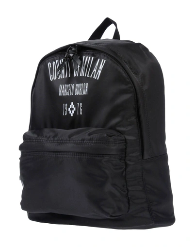Shop Marcelo Burlon County Of Milan Backpacks & Fanny Packs In Black
